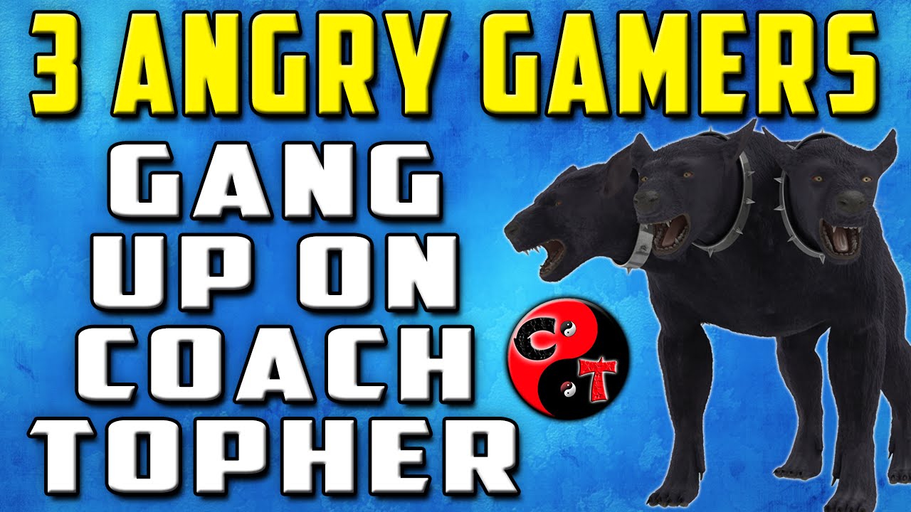 3 Angry Gamers Gang Up On Coach Topher (Black Ops Gun Game Reactions)