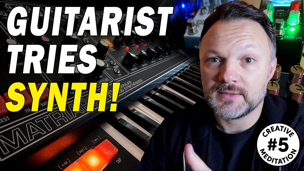 Haunting Moog Matriarch Ambient Journey with Amazing Pedalboard