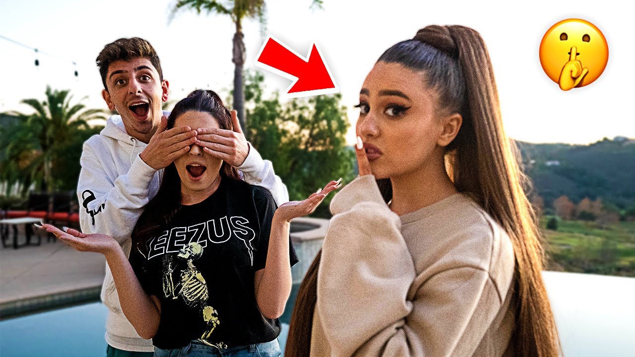 Surprising my Friends with ARIANA GRANDE!! **crazy freakout**