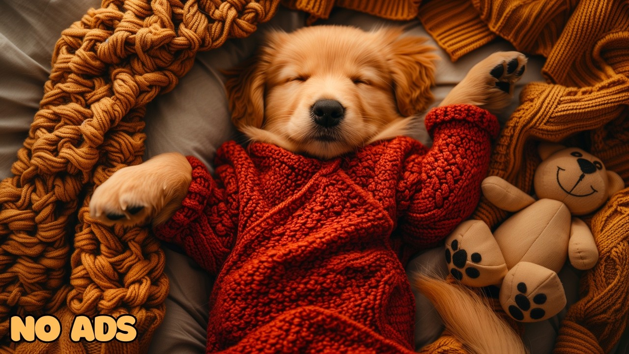 12 ЧАСОВ нежной успокаивающей музыки для собак 🐶💖 Успокоение тревоги, снятие стресса и сон 🎶 Без