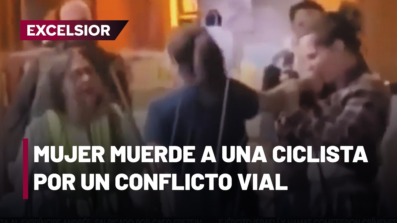 Lady Naucalpan: Mujer amedrenta y muerde a una ciclista en Polanco