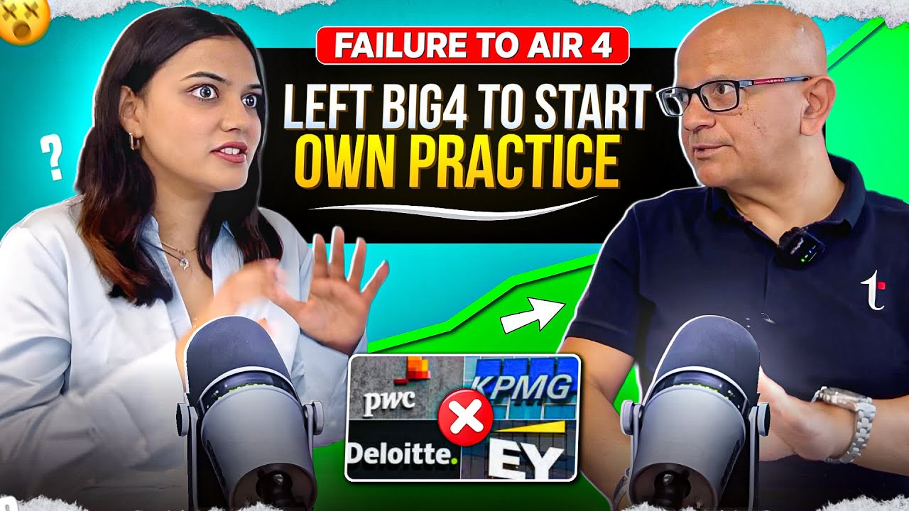 Journey from AIR 1 to Failure to AIR 4 | Now owns million dollars 💵 firm | Worked in KPMG 🔥