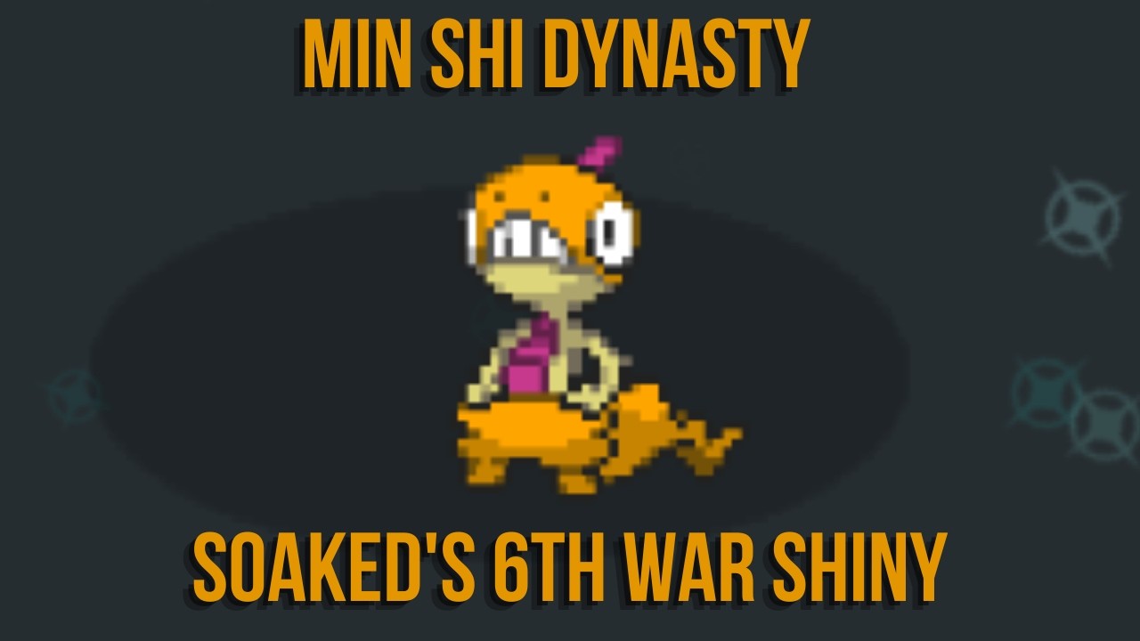 РokeMMO - Shiny wars 2026 - Min Shi Dynasty - My 6th Shiny after 93k dry!