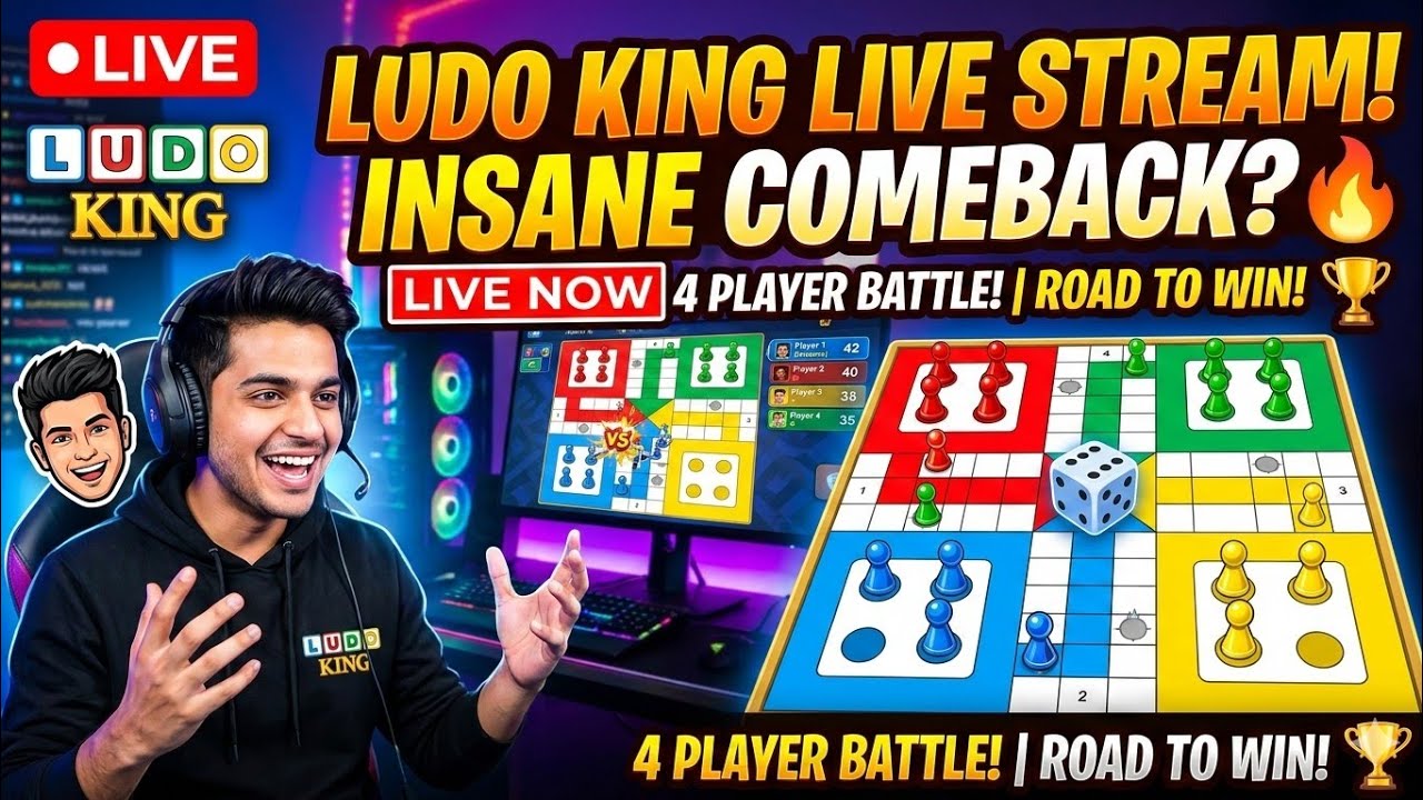 Ludo king game live stream online match today