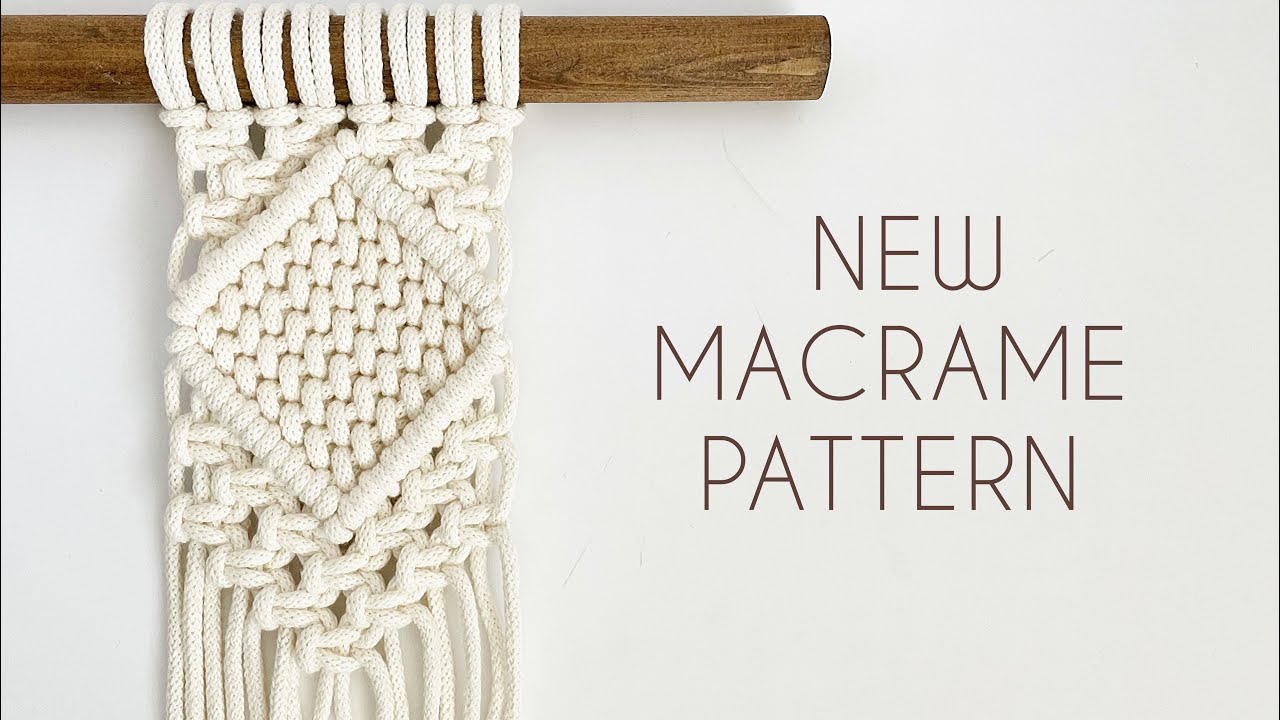 DIY: INTERMEDIATE MACRAME PATTERN | MACRAME KNOTS TUTORIAL