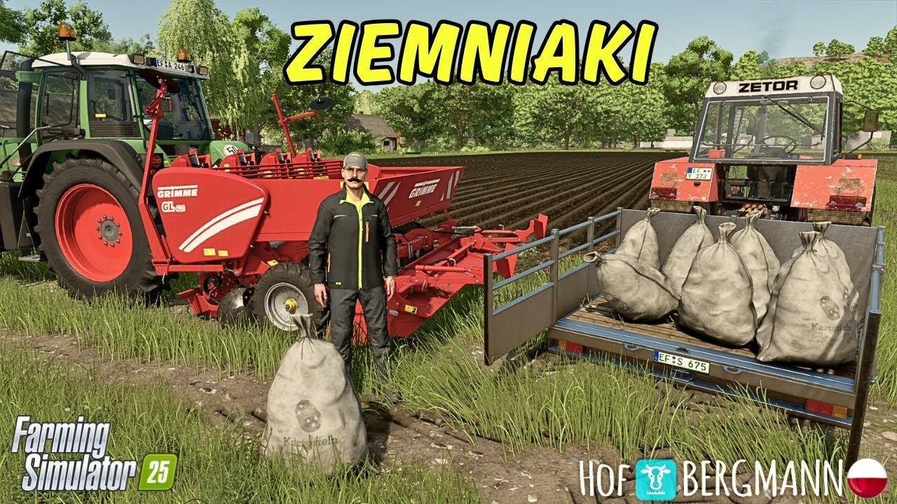 Sadzimy ZIEMNIAKI.  Hof Bergmann FS 25
