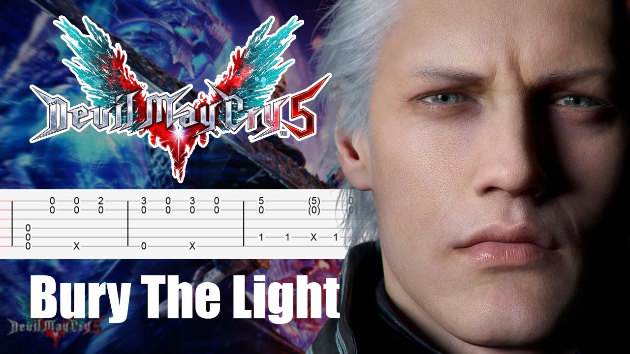 Bury the Light - Vergil's battle theme [Devil May Cry 5] | FINGERSTYLE GUITAR TAB