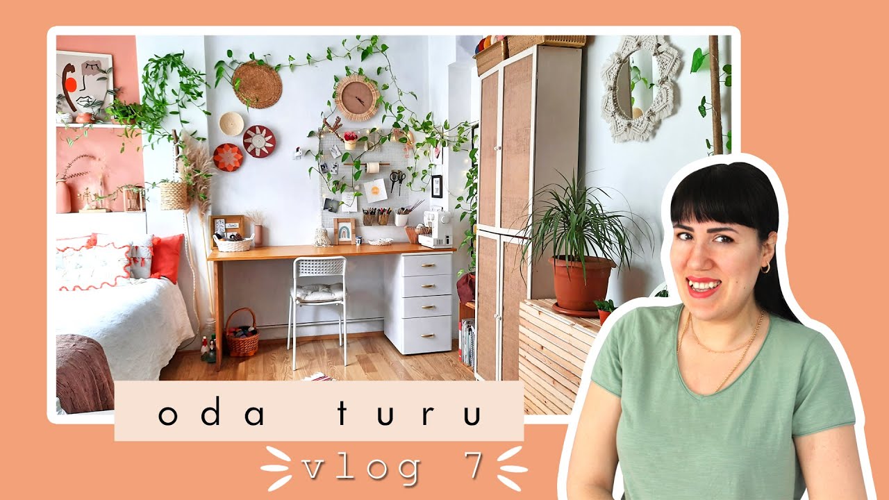 BU ODA DEKORASYON FİKİRLERİ İLE DOLU! 🏠 oda turu, bitkilerim, sorularınızı cevapladım