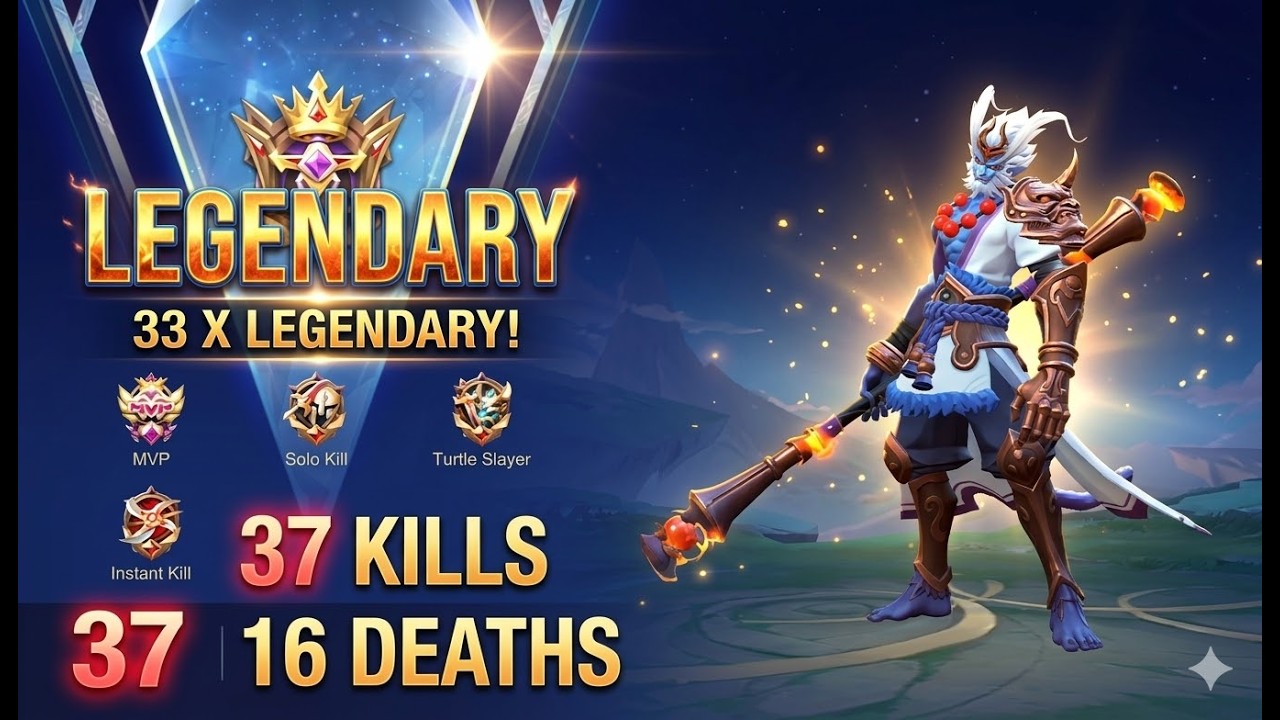 SUN Jungler Gameplay – Farming Cepat & Teamfight Dominan | MLBB