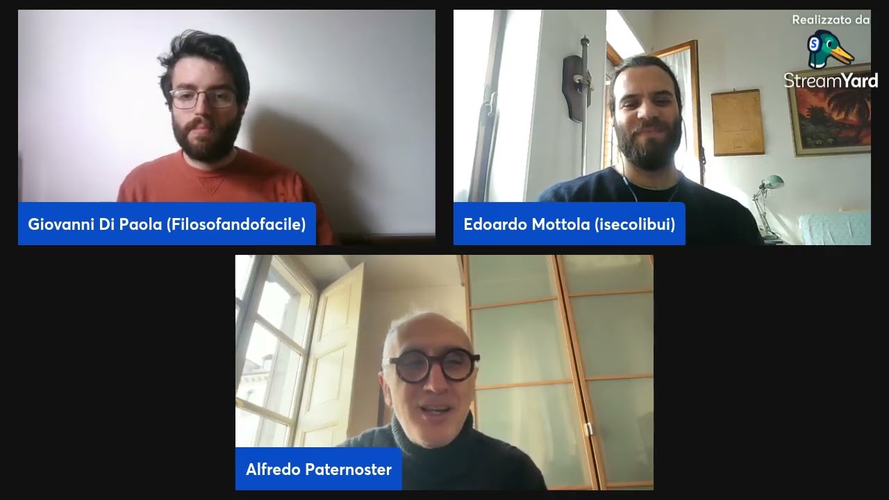 Alfredo Paternoster: alcuni temi cruciali in filosofia della mente. 💙🦉❤️