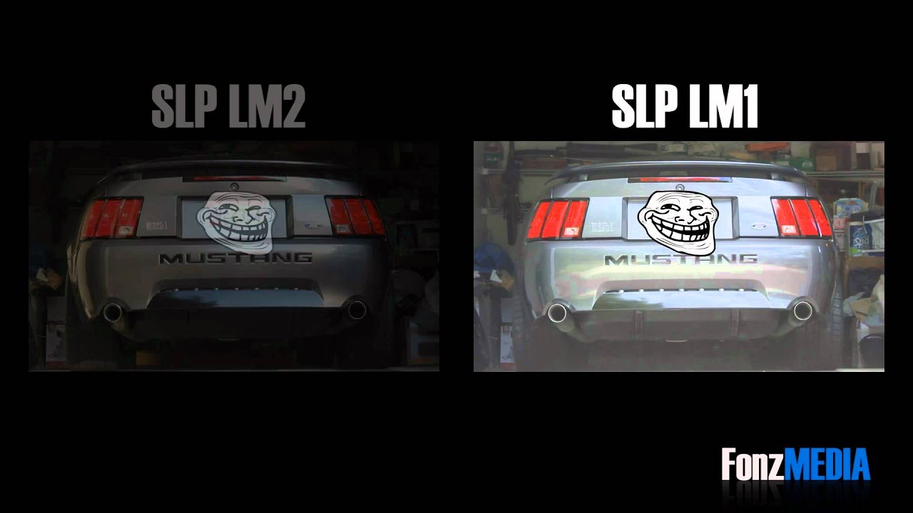 SLP Loudmouth 1 vs. 2 on a Mach 1 with Kooks Headers