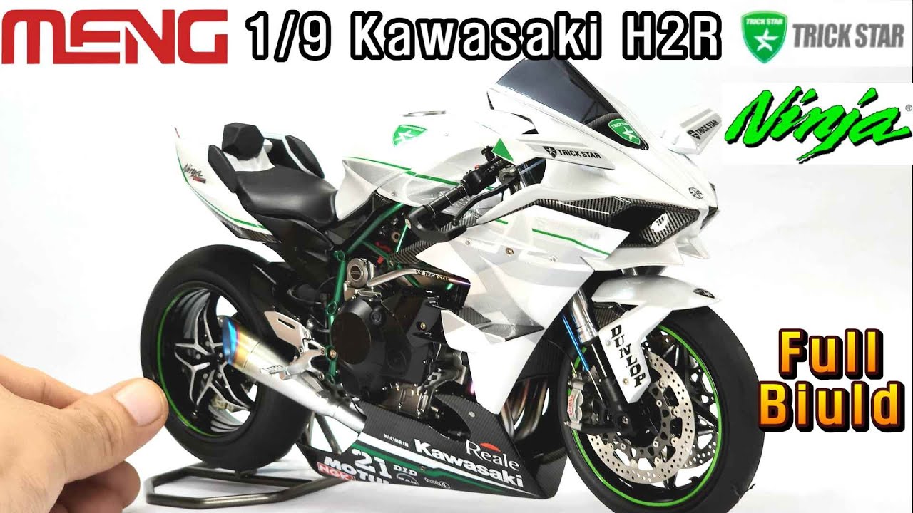 1/9 MENG MODEL kawasaki H2R 'ninja' TRICSTAR