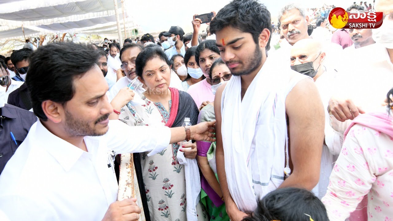 Minister Mekapati Gowtham Reddy Son Krishna Arjun Reddy | Sakshi TV Live