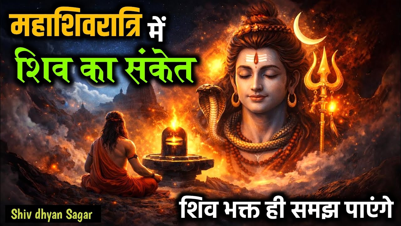 🔴 शिव भक्त ही समझ पाएंगे: महाशिवरात्रि की रात का गुप्त संकेत | Shiv Dhyan Sagar 