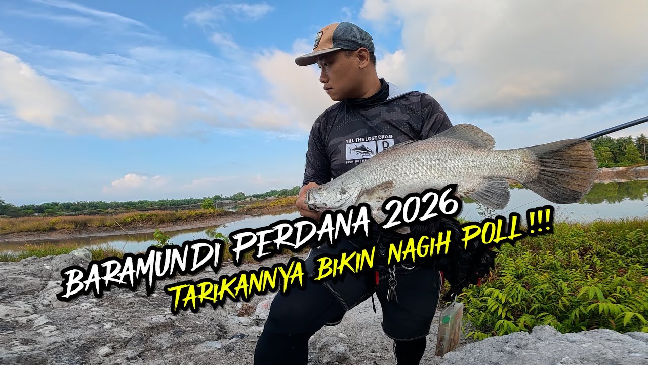 BARRAMUNDI PERDANA 2026 ... MANCING ITU WAJIB RAJIN !!! TESTFIELD IROLY RAPTOR