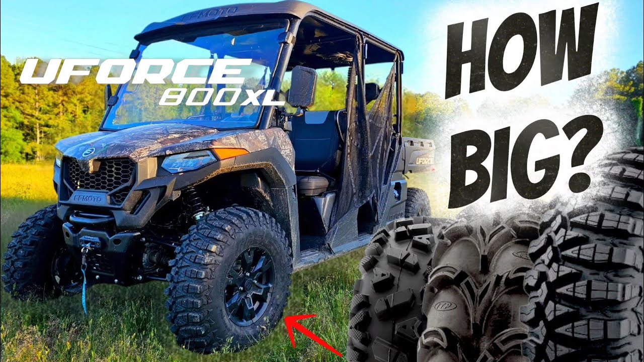 Biggest Tire You can Fit on Uforce 800 XL with no Lift