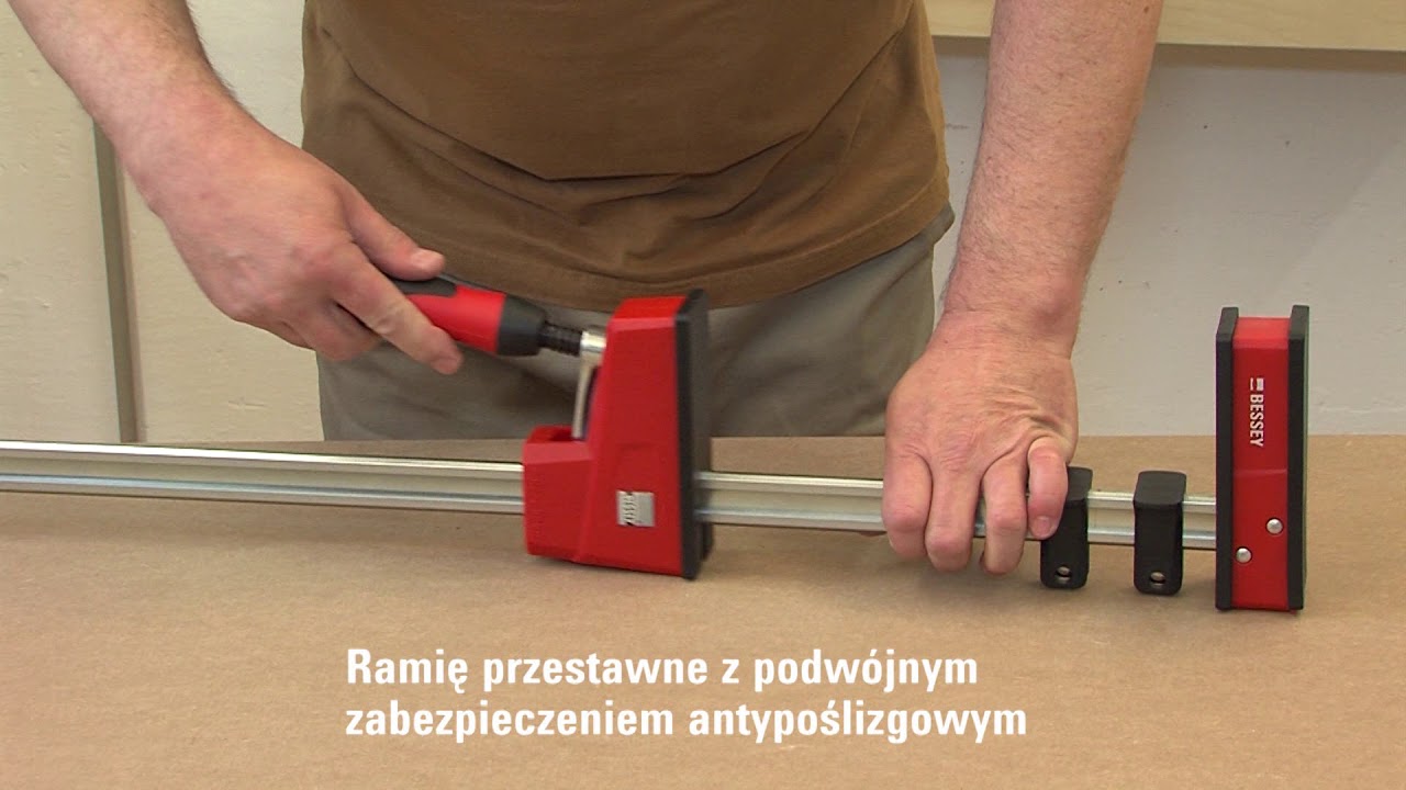 Bessey (Polska) - ścisk stolarski pelnopowierzchniowy REVO KRE