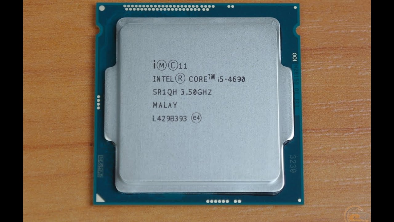 Мой новый процессор i5 4690 смотр!