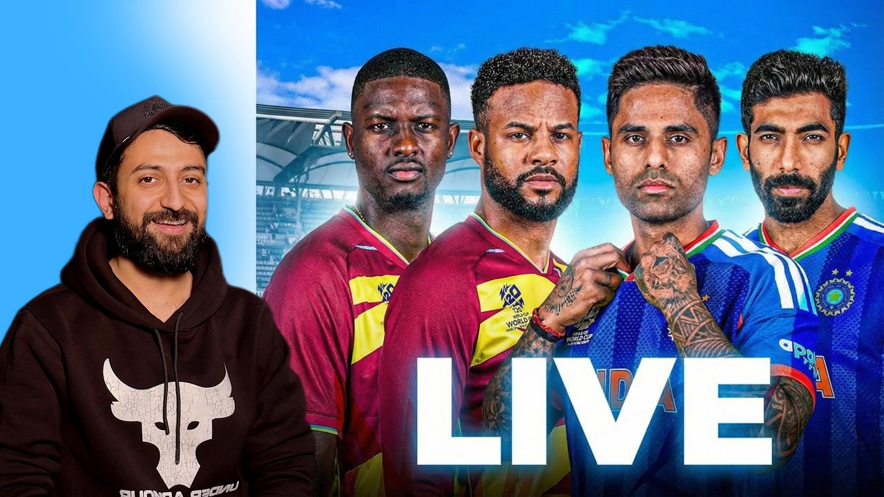 India vs West Indies ICC Men's T20 World Cup Live Watchalong | Vivek a Dhir