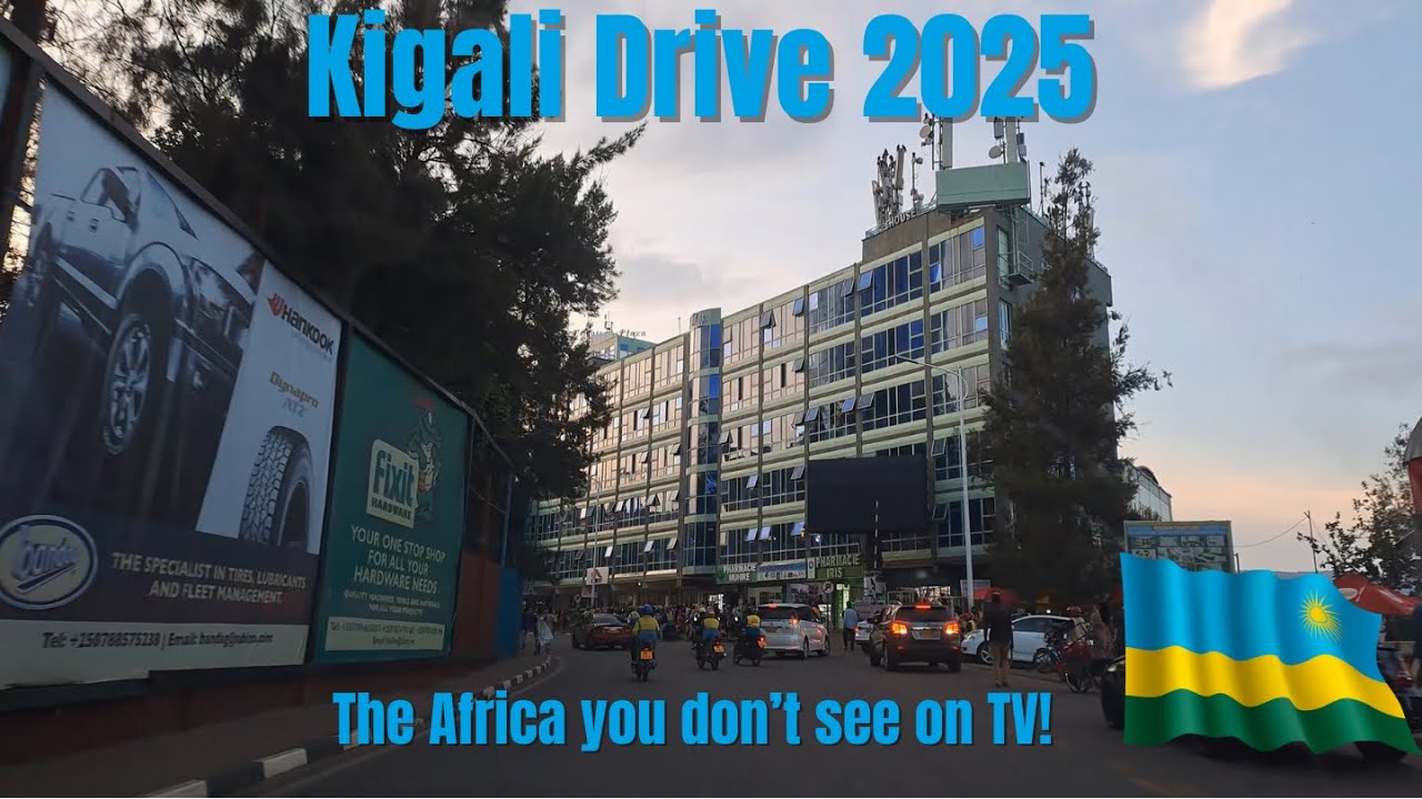 The Africa You Don’t See on TV — Kigali, Rwanda 🇷🇼 | Relaxing 4K City Drive 2025 #kigali2025