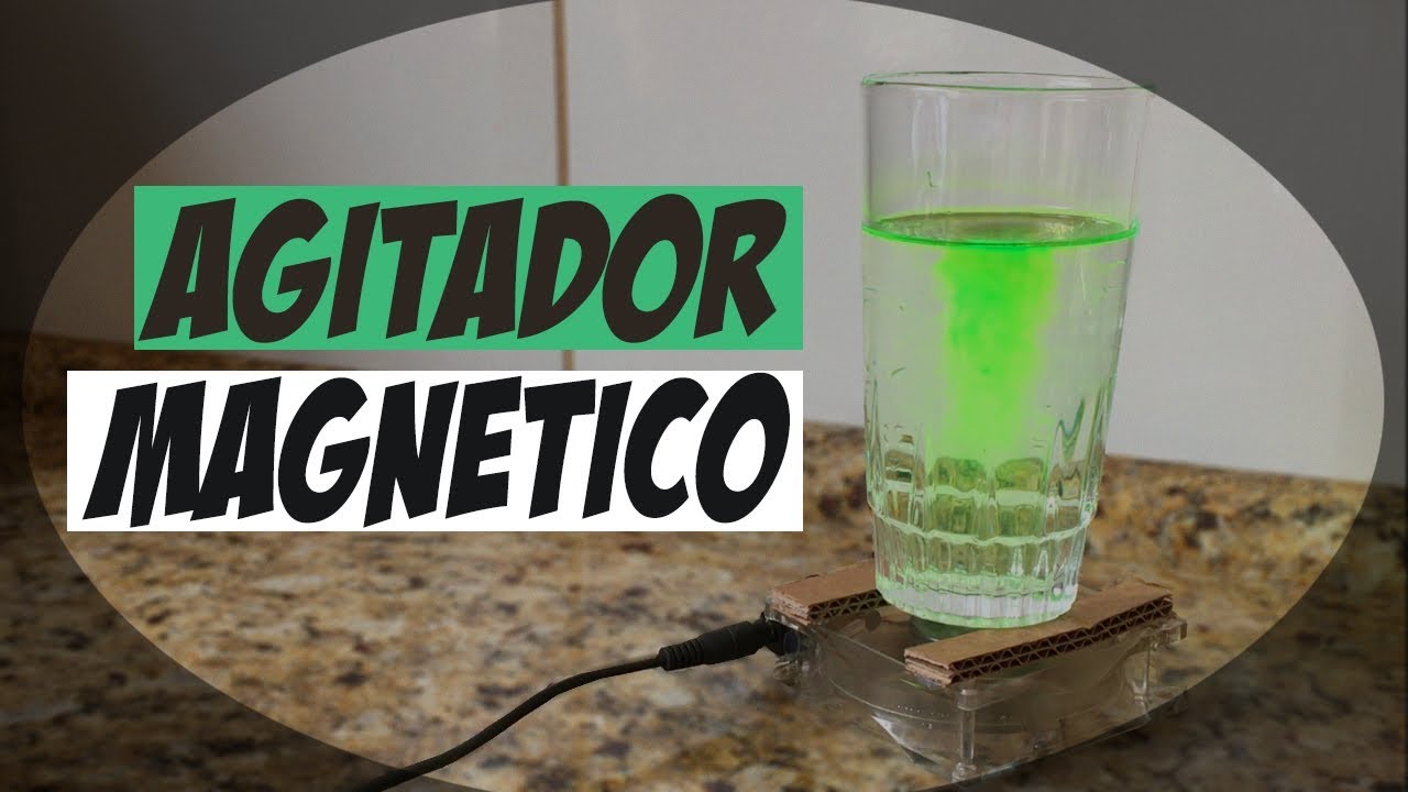 AGITADOR MAGNÉTICO CASEIRO!
