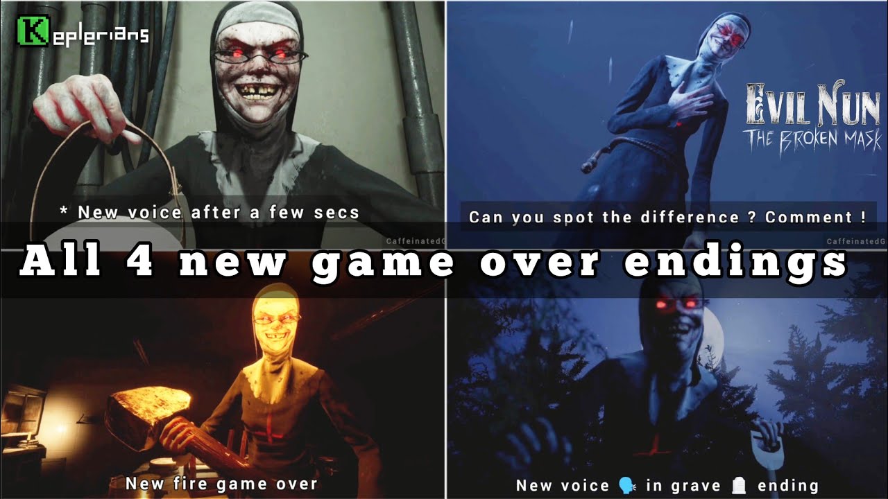 Evil Nun The Broken Mask all game over endings
