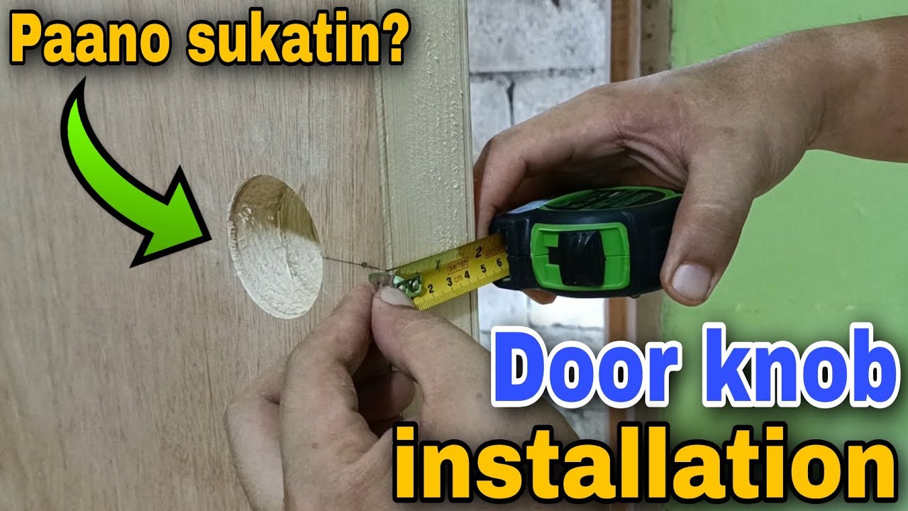 PANOORIN MO MUNA TO!! PARA WALANG ALOG ANG DOOR KNOB MO | Paano magkabit ng door knob na walang alog