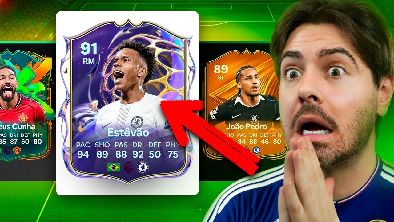 ESTEVAO 91 *RARO* &Eacute; LISO DEMAIS!!! FUT DRAFT FC 26