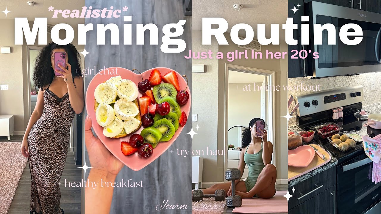  *realistic* morning routine as a self employed girly in her 20’s 🩷