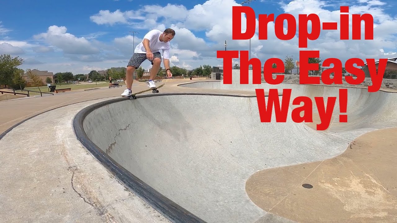 How to Drop In For the First Time - Beginner Skate Trick Tutorial