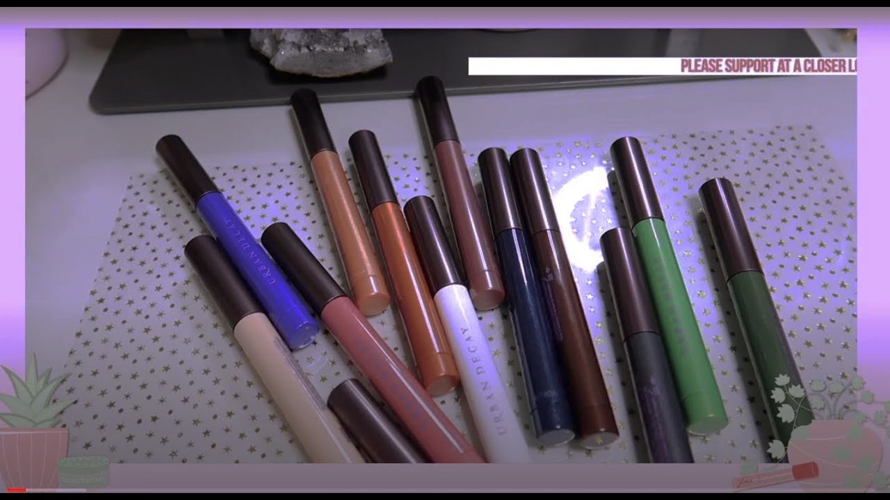 Urban Decay-  24/7 SHADOWSTICK (swatches, all shades, 2021)