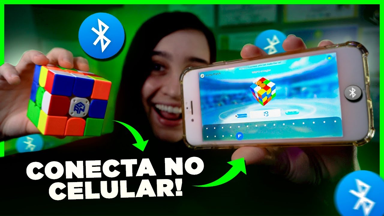 MELHOR CUBO M&Aacute;GICO INTELIGENTE QUE EXISTE! GAN 12 SMART QUE CONECTA NO CELULAR 📲😱