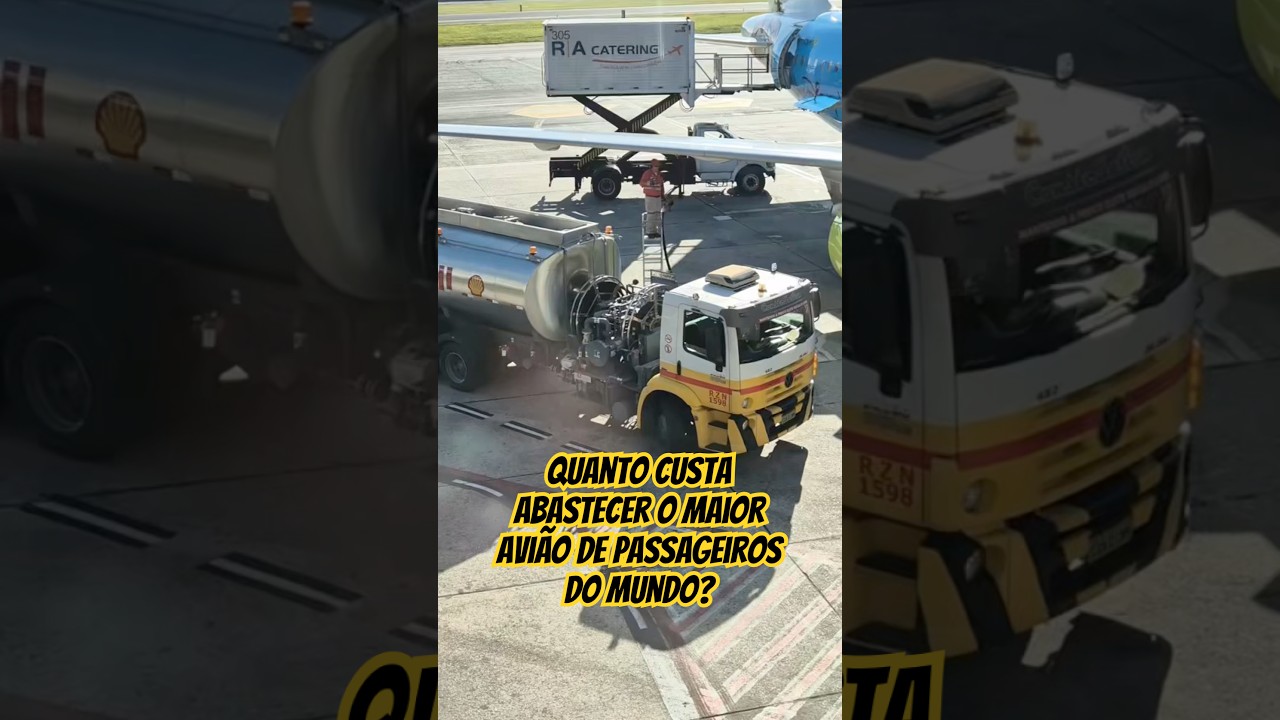 Quanto custa encher o tanque do A380? #a380 #airbusa380 #combustivel #quantocusta #aviao