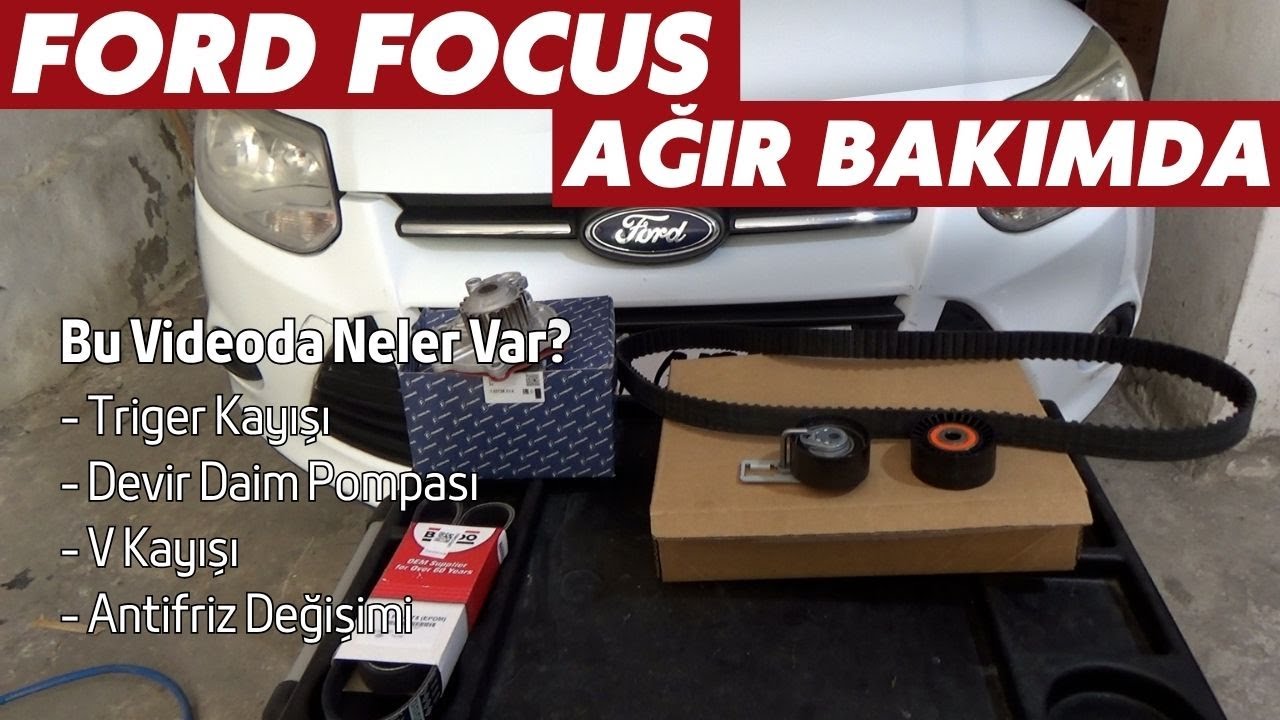 Ford Focus 2013 1.6 TDCI Triger Seti ve Antifriz Değişimi