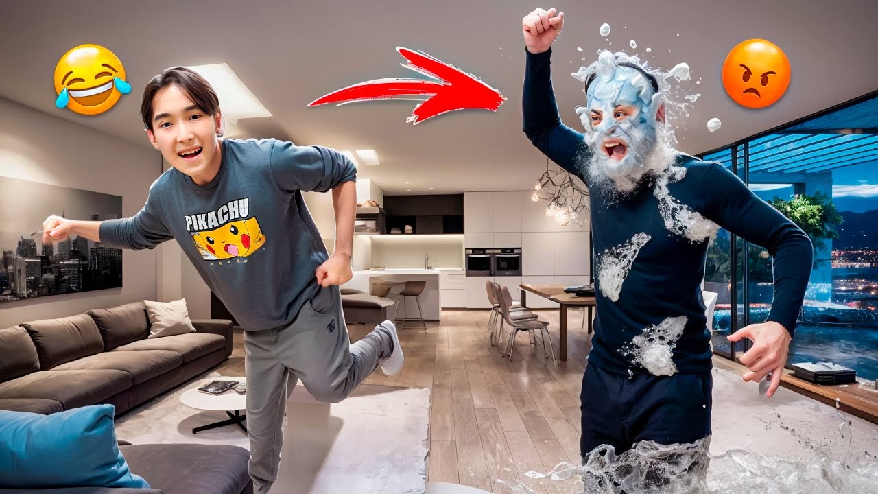 НУРИККЕ ЖЕСТКИЙ ПРАНК! БЕТІНЕ ПЕНА ЖАҒЫП ЖІБЕРДІМ🤣