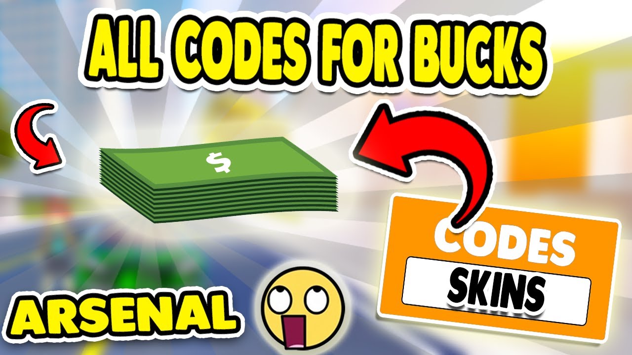 ALL *ARSENAL CODES* FOR BUCKS & SKIN 🔫 NOT EXPIRED CODES FOR ROBLOX ARSENAL 2020