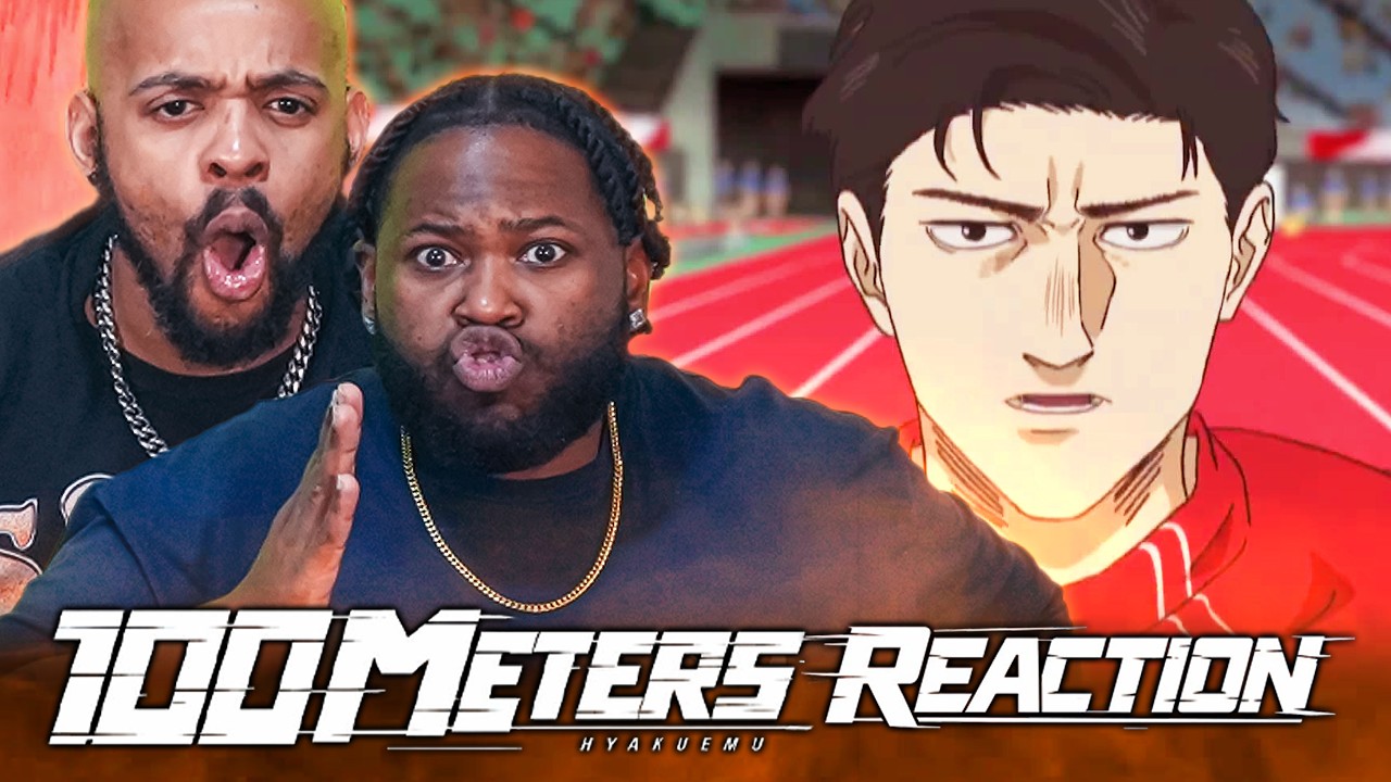 ANIMATION WAS EPIC!🏃100 METERS REACTION - Hyakuemu MOVIE
