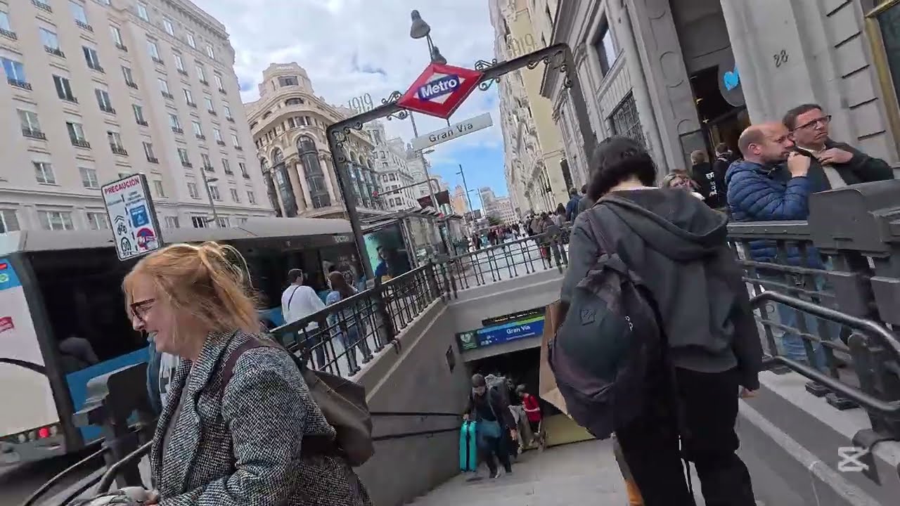 Madrid - Cercanias: Viaje de Gran Via-Sol a Chamartin