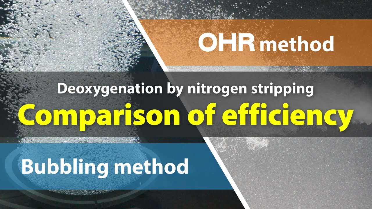 Nitrogen stripping deoxygenation efficiency comparison video