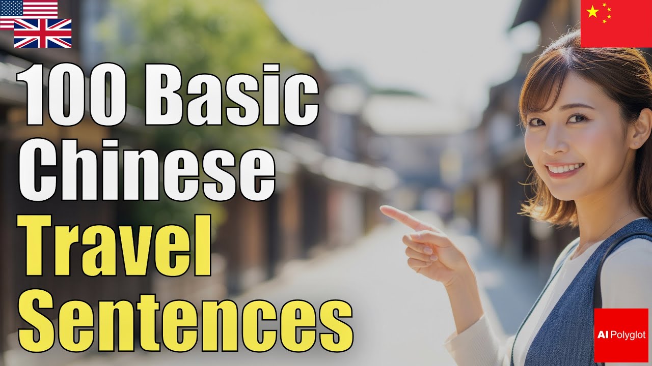 100 Basic Chinese Travel Sentences | Natural Listening | Must-Know | with Pinyin