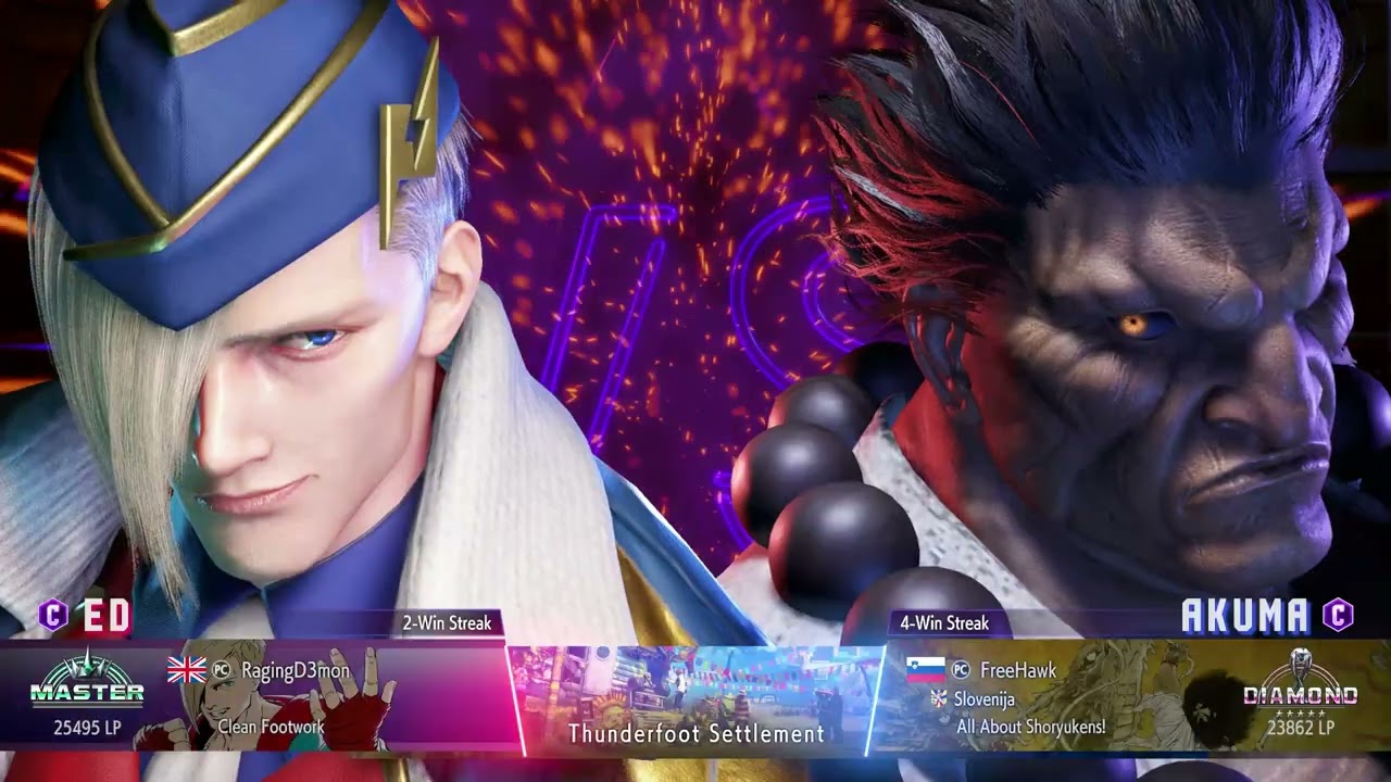 Street Fighter 6, Akuma training