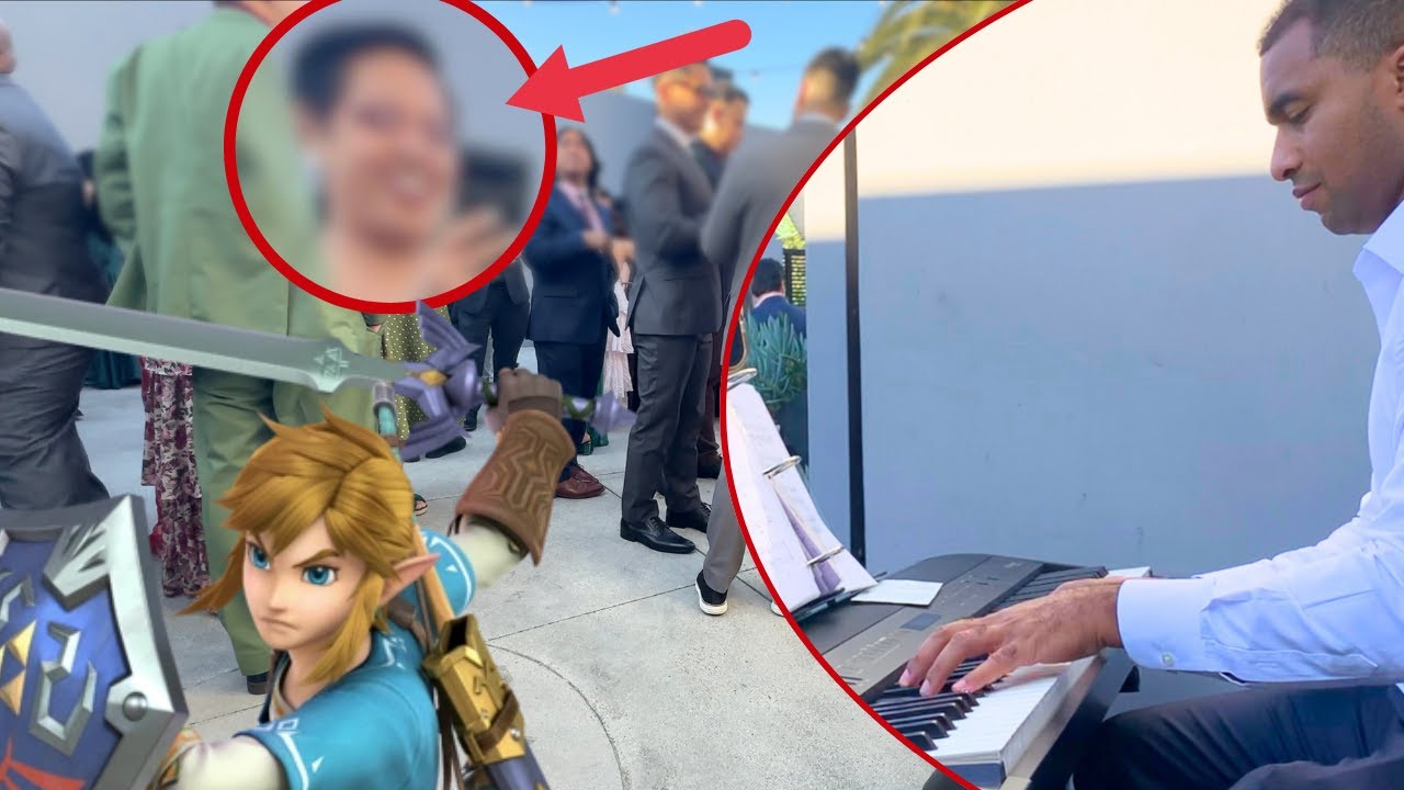 I played Rito Village from Zelda: Breath of the Wild on piano at a wedding