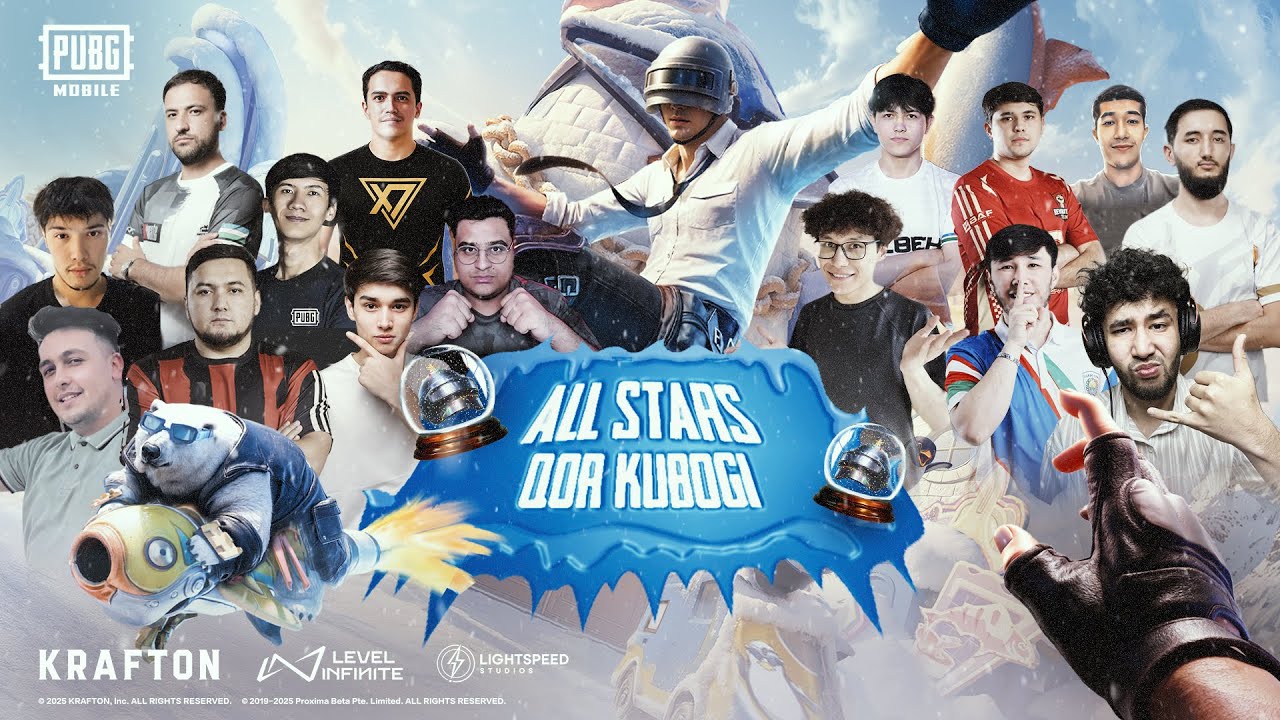 [UZ] PUBG MOBILE ALL STARS: Qorli Kubok | KUN 1