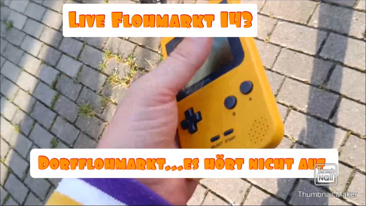 Live Flohmarkt 143    Dorfflohmarkt.... Es hört nicht auf