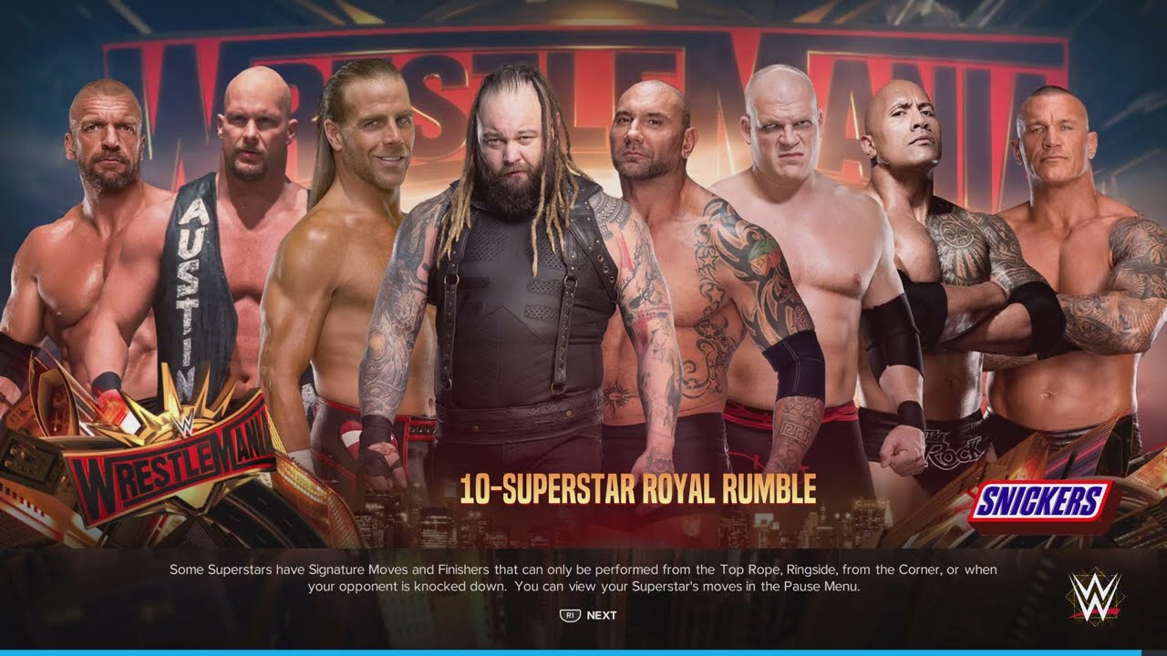 WWE 2K24 10 Man Royal Rumble Match