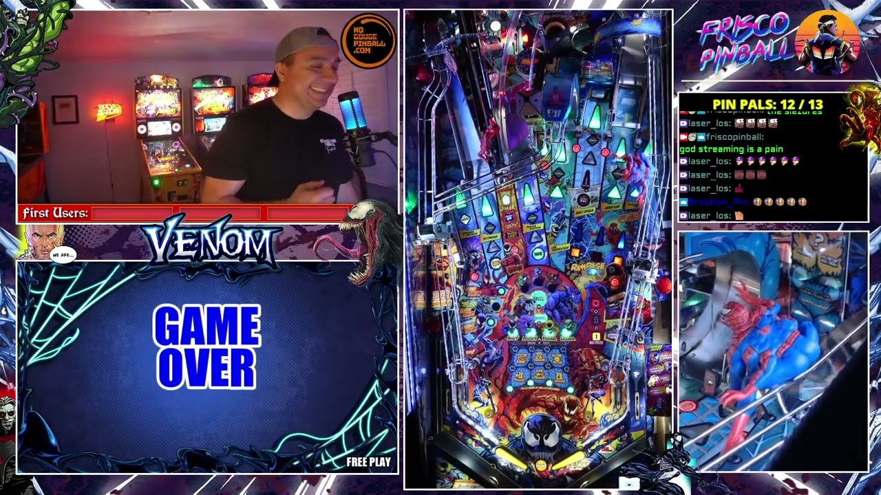 Venom LE (Stern Pinball) Gameplay  - Code Update 1.0
