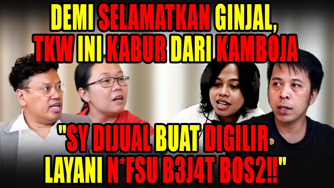 MIRIS...TKW KAMBOJA DIPAKSA MELAYANI N*FSU B*JAT BOSNYA SAMPAI HAMIL‼️