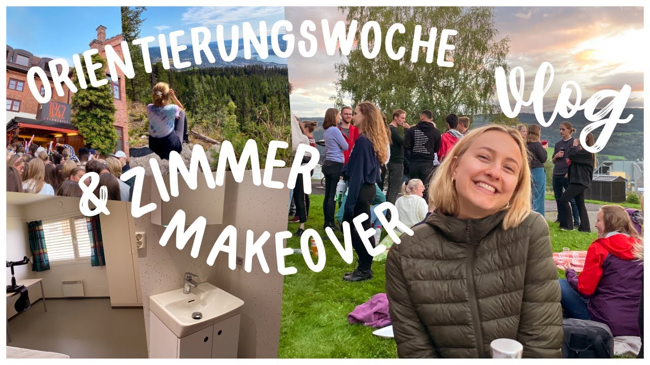 ZIMMER MAKEOVER im Wohnheim in NORWEGEN & Orientierungs-Woche im Auslandssemester [WEEKLY VLOG]