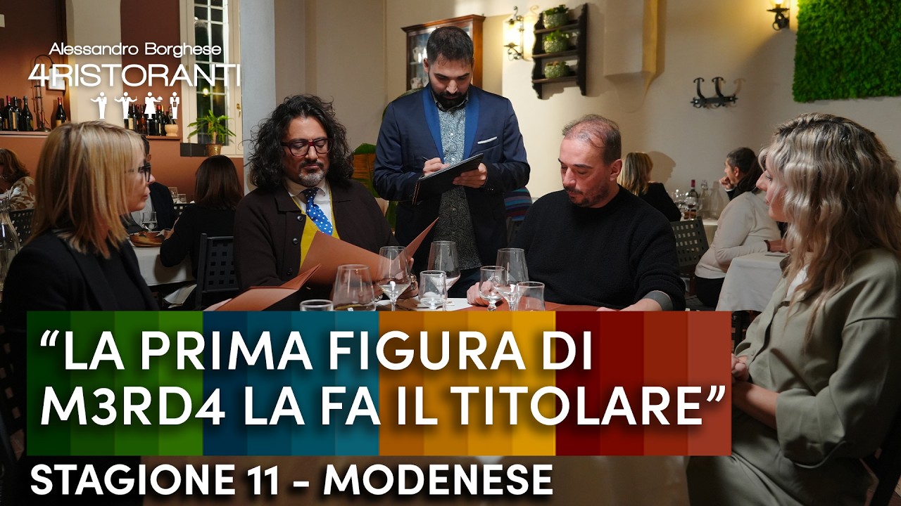 Il titolare serve il tavolo di Borghese ma... FA UN PO' DI CONFUSIONE 🤯 | Ale 4 Ristoranti