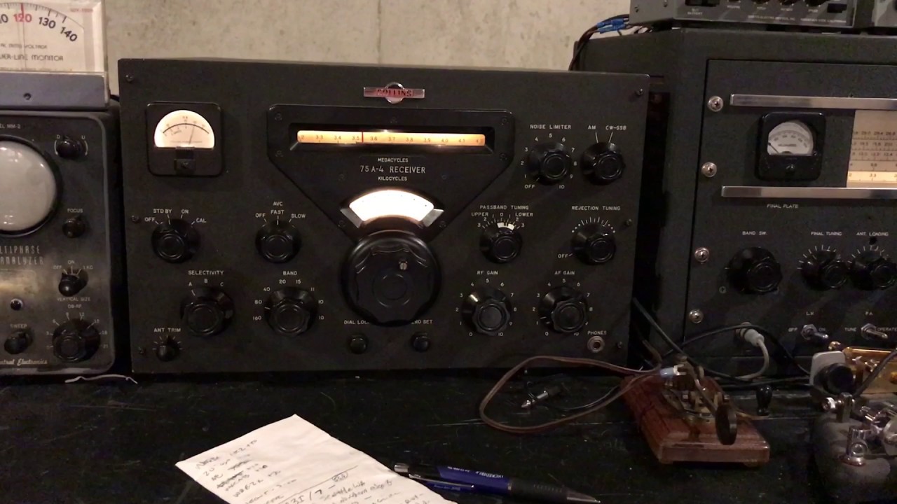 Collins 32V-2 / 75A-4 CW QSO